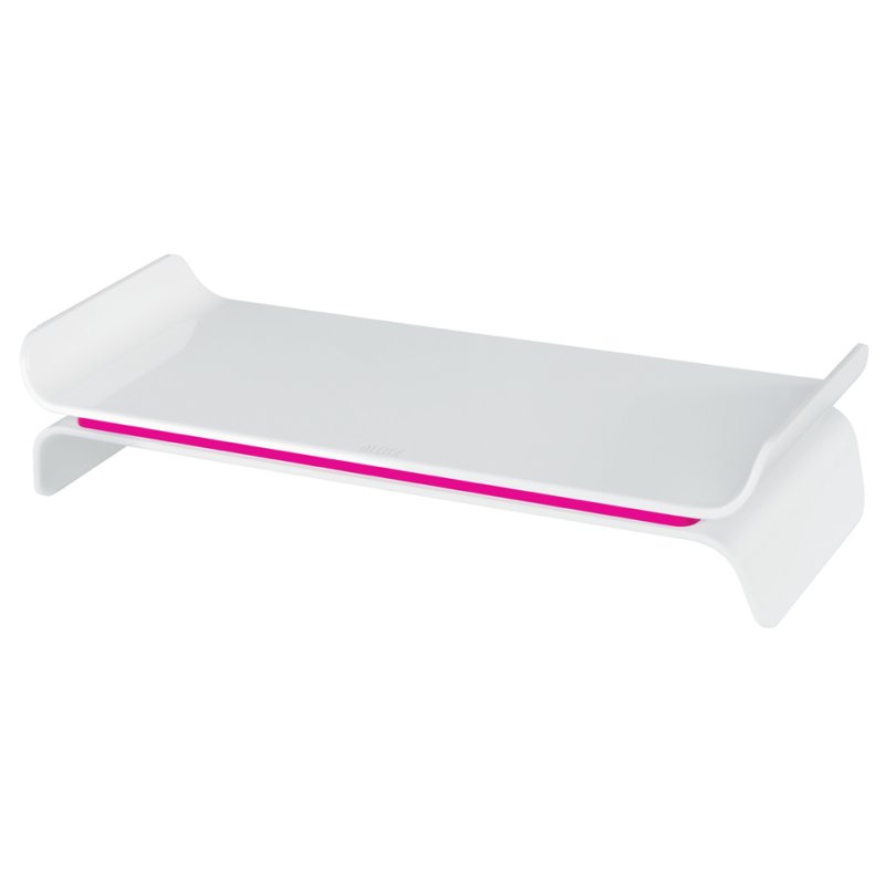 LEITZ monitorstandaard Ergo WOW, kunststof, wit/blauw