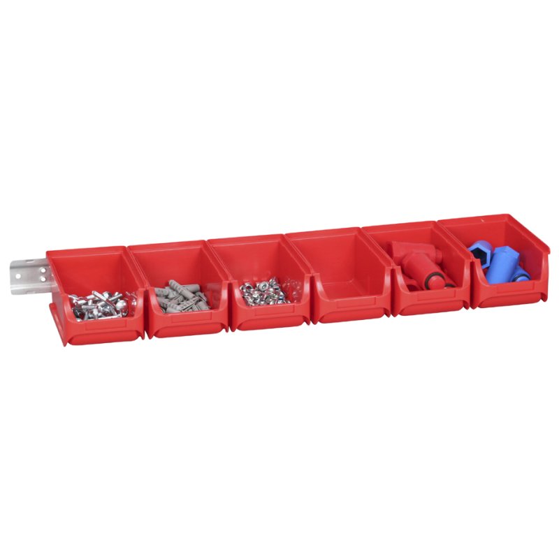 allit opslagbakken-set ProfiPlus 2/7, blauw, stapelbaar, 6 stuks