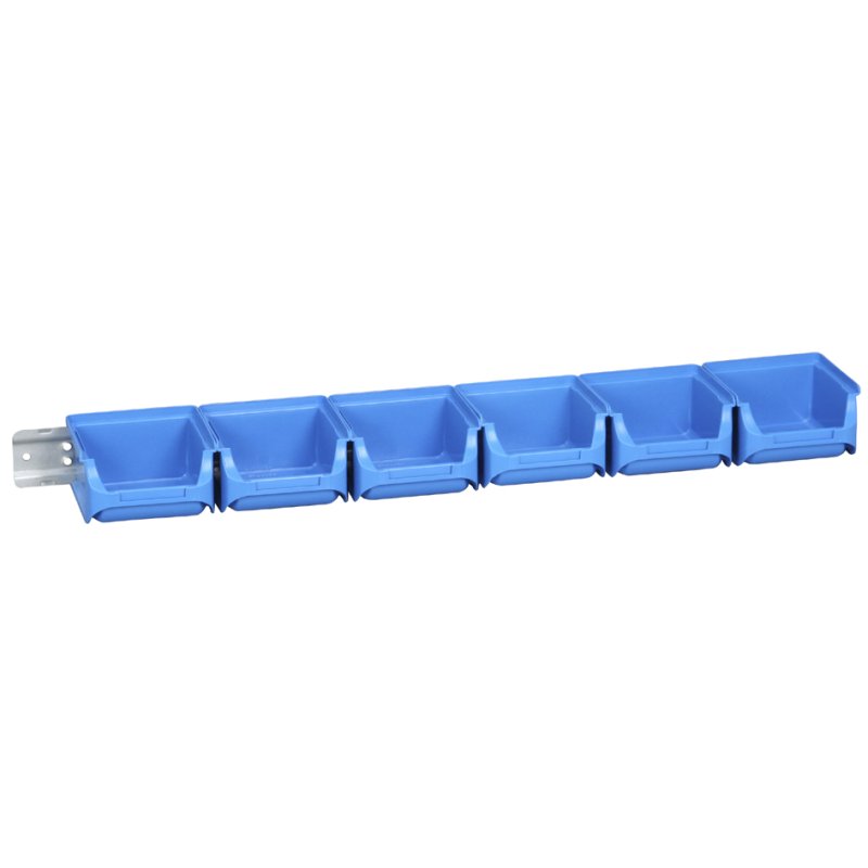 allit stapelbare opslagbakken ProfiPlus 1/7, blauw, 6 stuks