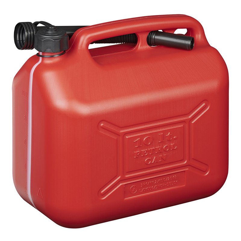 IWH réservoir carburant plastique, 20 litres, rouge, avec bec