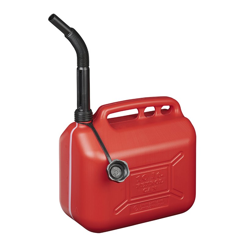 IWH réservoir carburant plastique, 20 litres, rouge, avec bec