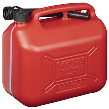 IWH brandstofjerrycan kunststof, rood, 5 liter