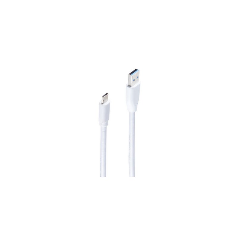 shiverpeaks USB 3.0 kabel A naar USB-C, zwart, 3 meter