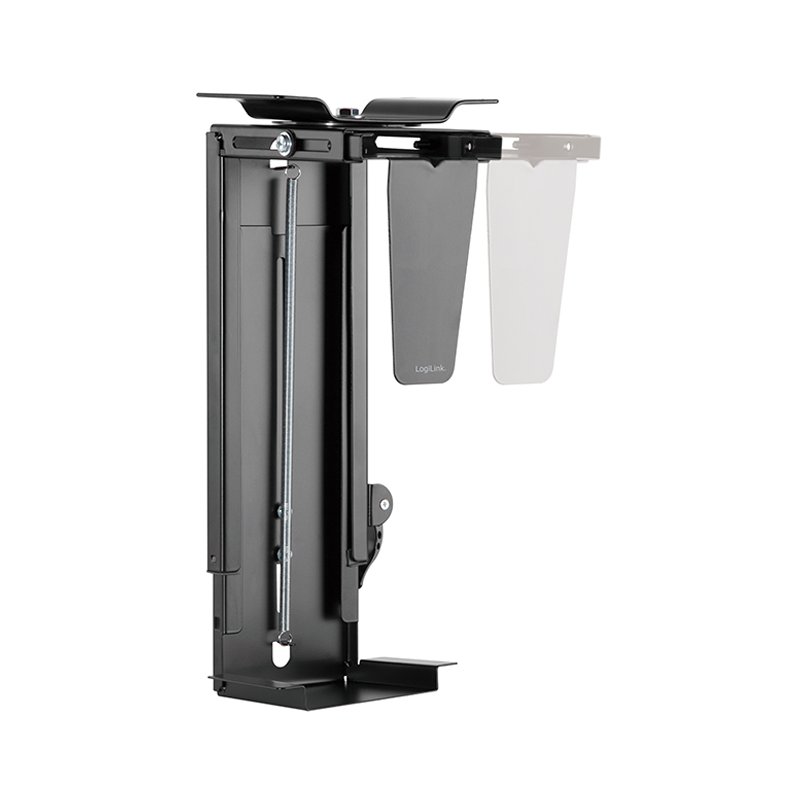 LogiLink processor holder, swivel, black, under-desk