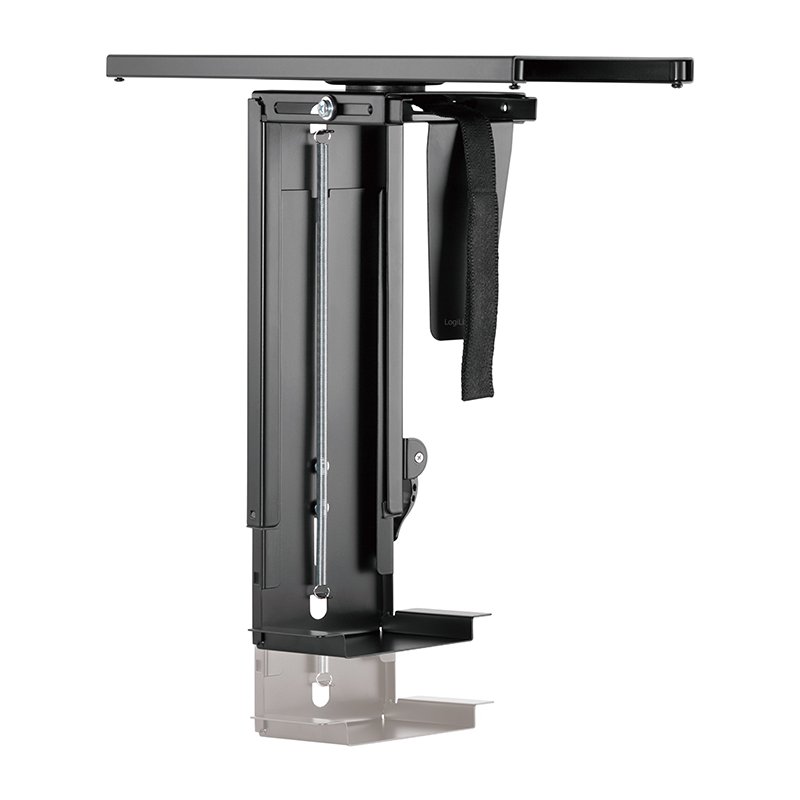 LogiLink CPU-houder, métal, pivotant et extensible, noir