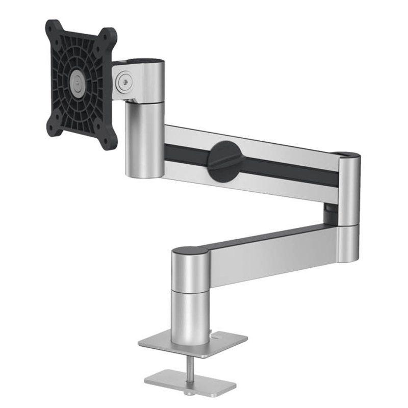 DURABLE Bras de moniteur pour 1 moniteur, argent/noir, aluminium