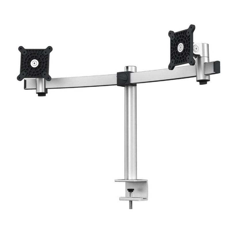 DURABLE support moniteur avec serre-joint de table, argent/noir, aluminium