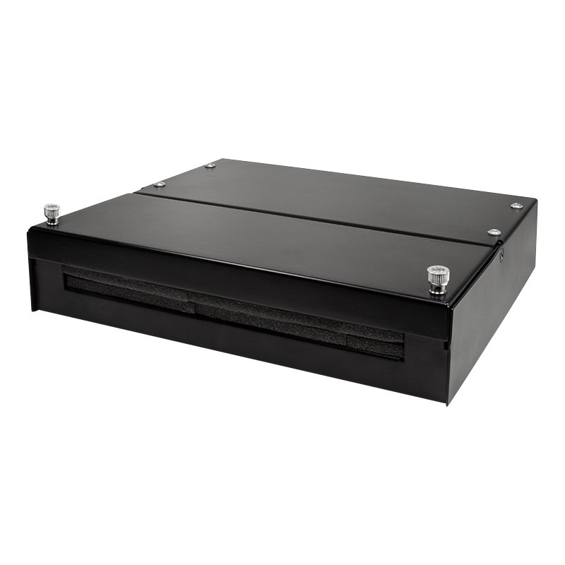 LogiLink Professional consolidation point enclosure, 8/12 ports, black, steel housing