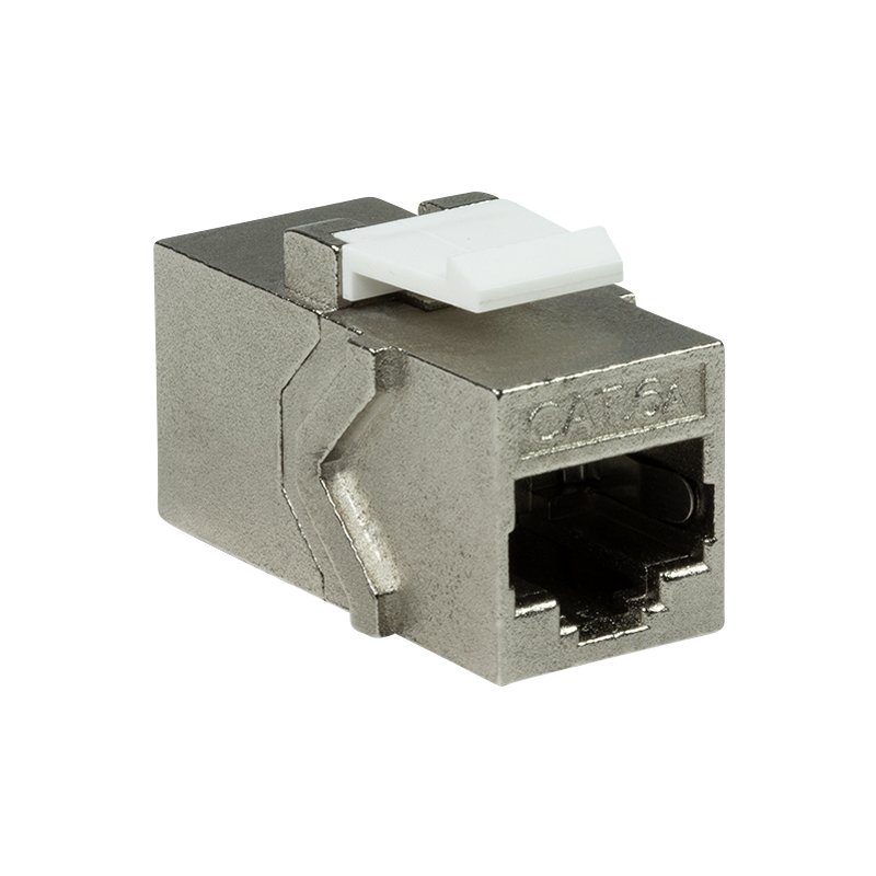 LogiLink Connecteur de couplage Cat6A blindé professionnel, RJ45, Ethernet 10 Gigabit