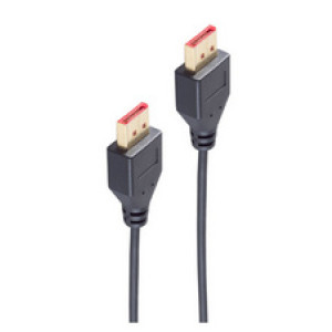 shiverpeaks DisplayPort 1.4 kabel slim, zwart, 1,5 m