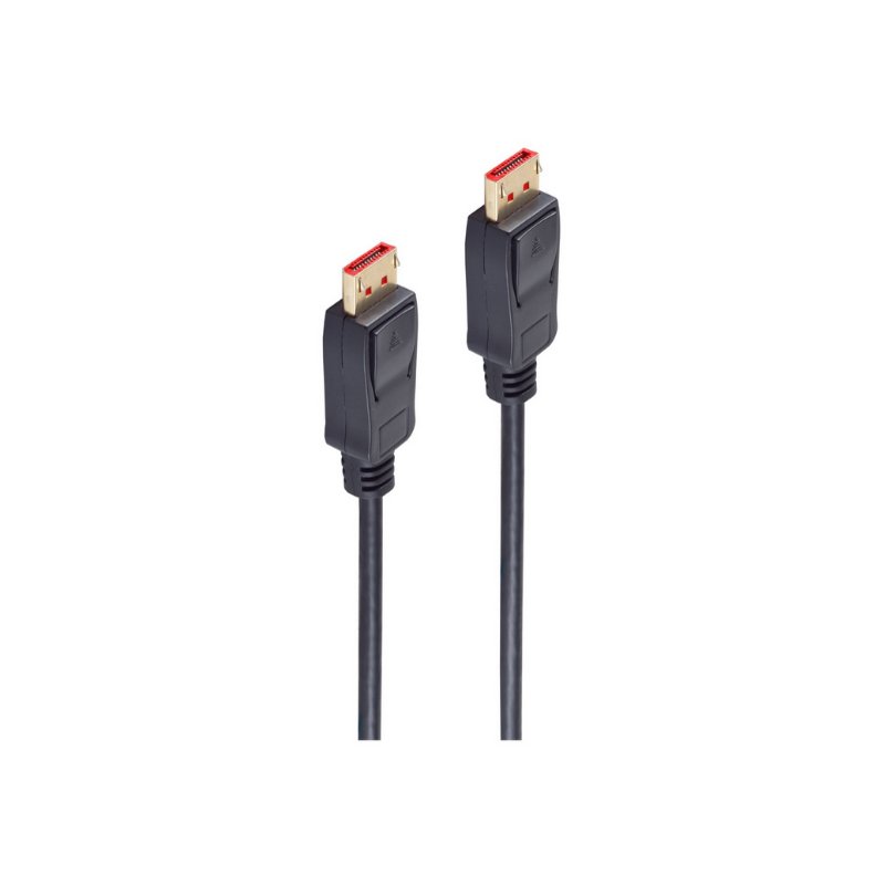 shiverpeaks DisplayPort 1.4 kabel, zwart, 2 meter, 8K ondersteuning