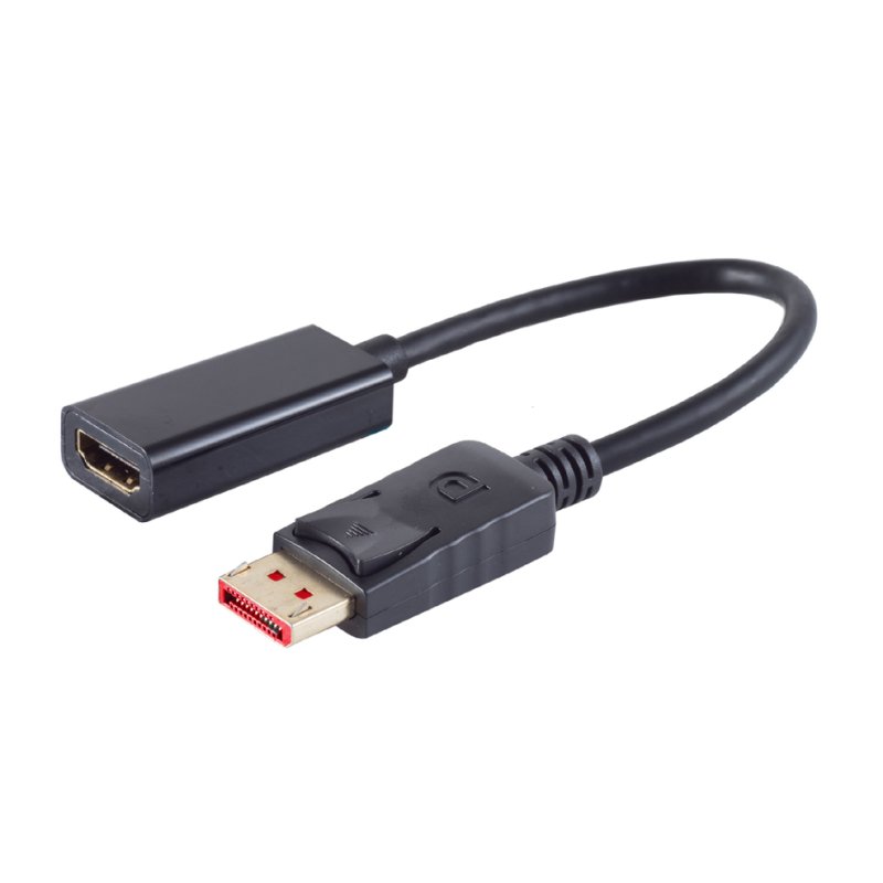 shiverpeaks Adaptateur DisplayPort vers HDMI, 4K 60Hz, noir, 0,15 m
