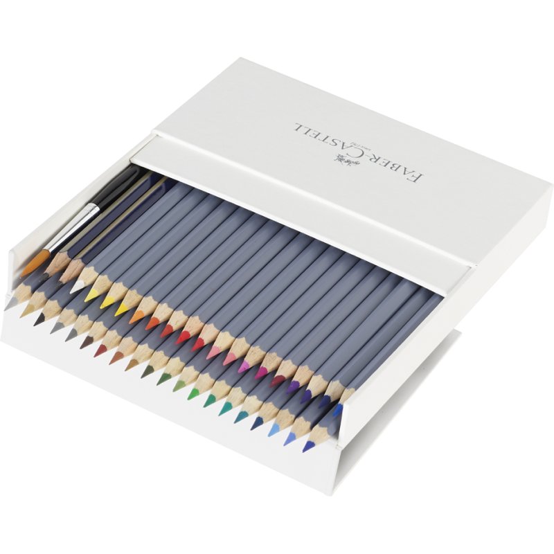 Faber-Castell aquarelpotloden Goldfaber atelierbox, 38 potloden, penseel