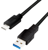 LogiLink USB 3.2 kabel USB-A naar USB-C, wit, 1 meter
