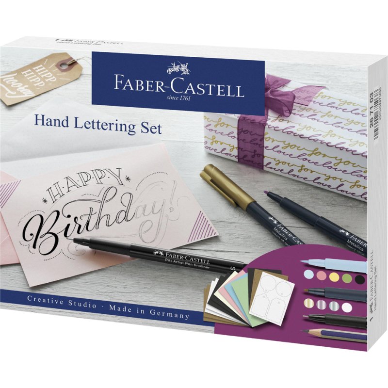FABER-CASTELL PITT artist pen stylos pour l'encre, set de dessin créatif, 12 pièces