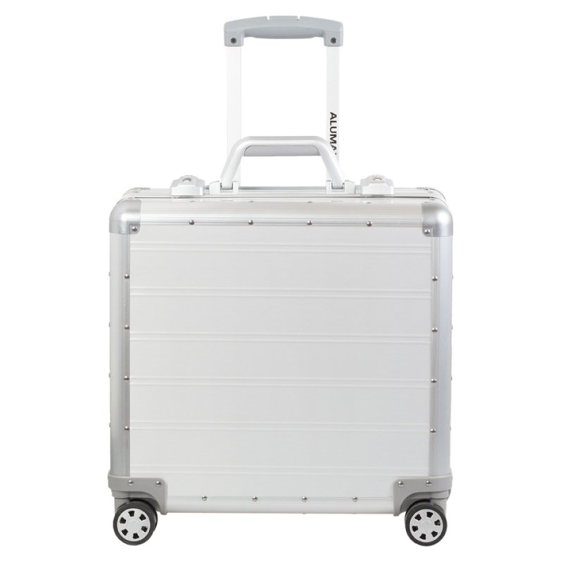 ALUMAXX Business Trolley GEMINI, TSA-slot, zilver, 400×210×425 mm