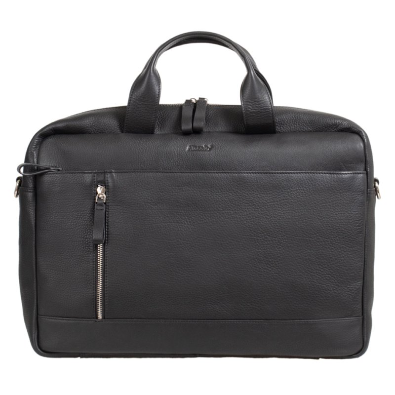 Alassio TIBER laptoptas, zwart, 41×9×28 cm, verstelbare schouderband