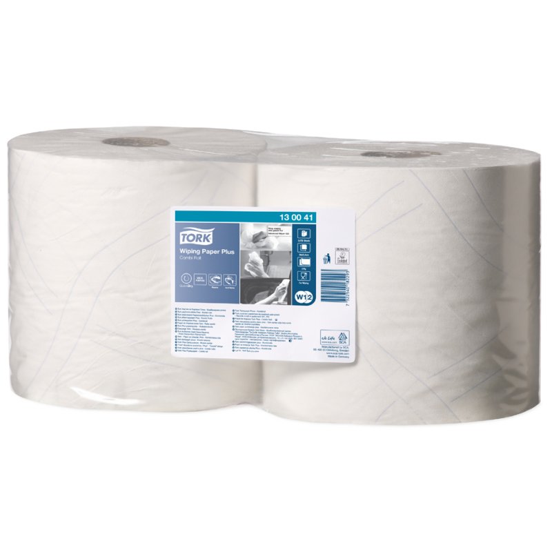 Tork rouleau de nettoyage multiusage, 2 plis, blanc, 255 m