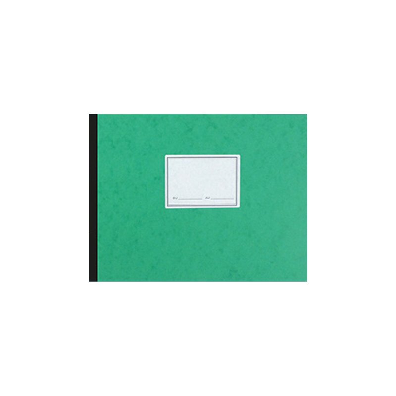 ELVE bloc-notes standard horizontal, 280×380 mm, 5/5 motif quadrillé, 100 pages