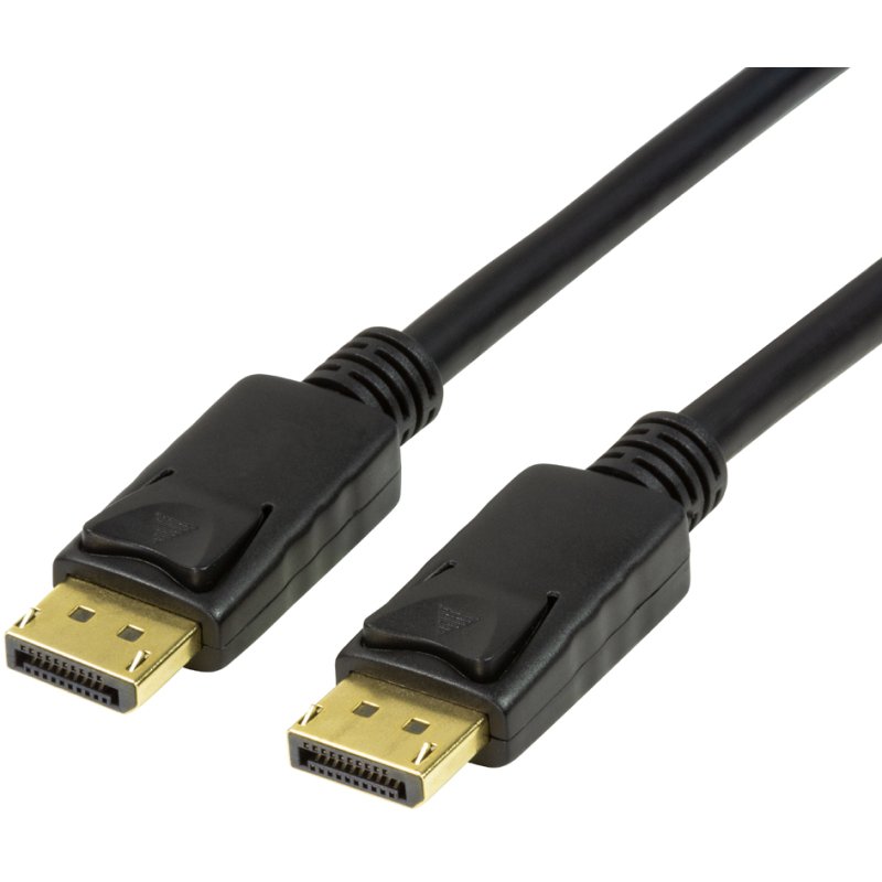 LogiLink Câble DisplayPort 1.4, noir, 2,0 mètre