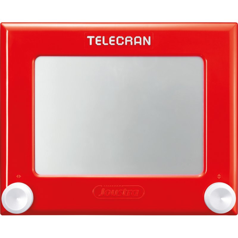 Joustra tekenplank TELECRAN ORIGINEEL, rood, kunststof