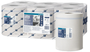 Tork schoonmaakrol Reflex, enkellaags, wit, 113,9 m