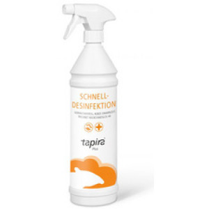 Tapira oppervlakte desinfectiespray, alcoholbasis, gebruiksklaar, 1 liter spuitfles