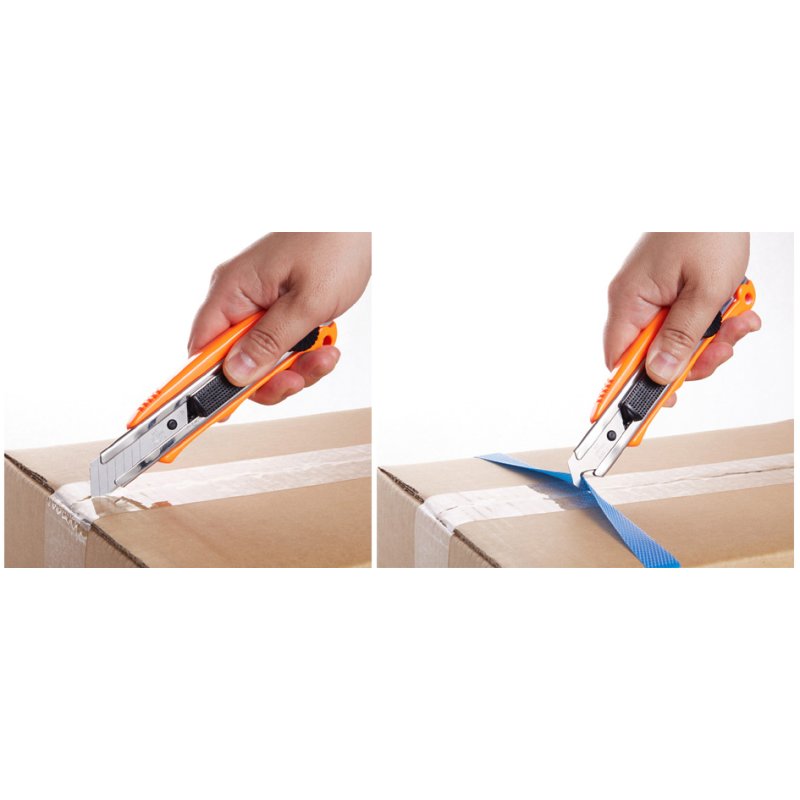 NT Cutter couteau à lames SL20P, boîtier plastique, orange, 18 mm