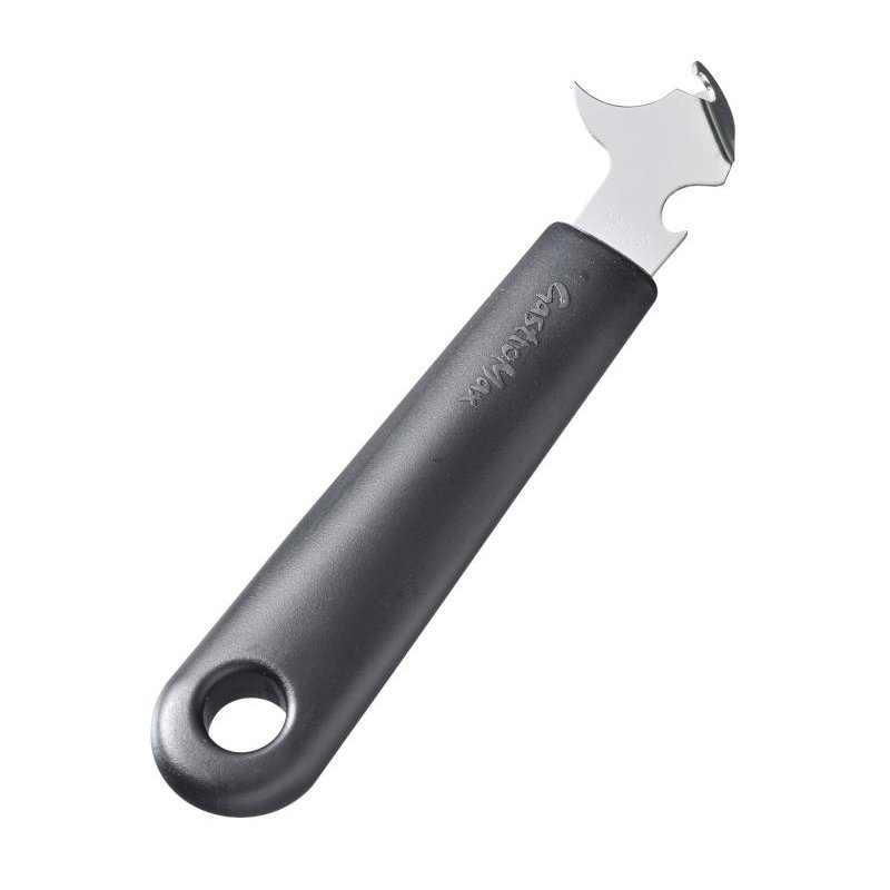 GastroMax blikopener, zwart, ABS materiaal