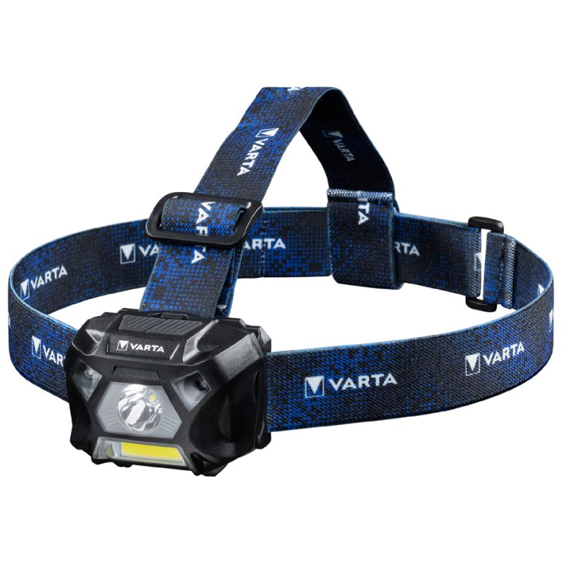 VARTA hoofdlamp Work Flex Motion Sensor H20, bewegingssensor, 150 lm, inclusief 3x AAA batterijen