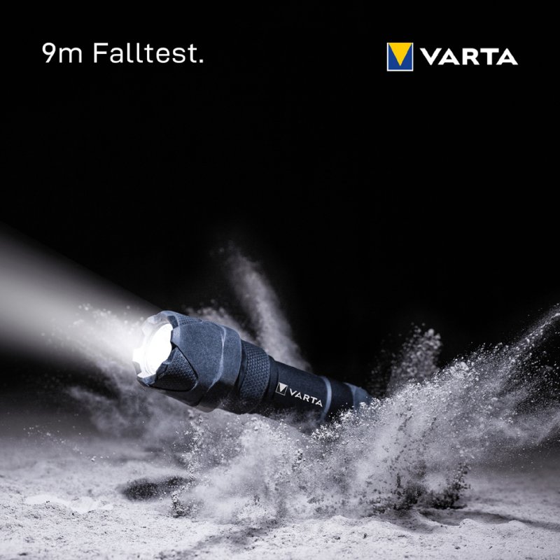 VARTA zaklamp Indestructible F20 Pro, 350 lumen, inclusief 2x AA batterijen