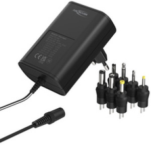 ANSMANN universele adapter APS 1500, 18 W, 3-12 V, zwart