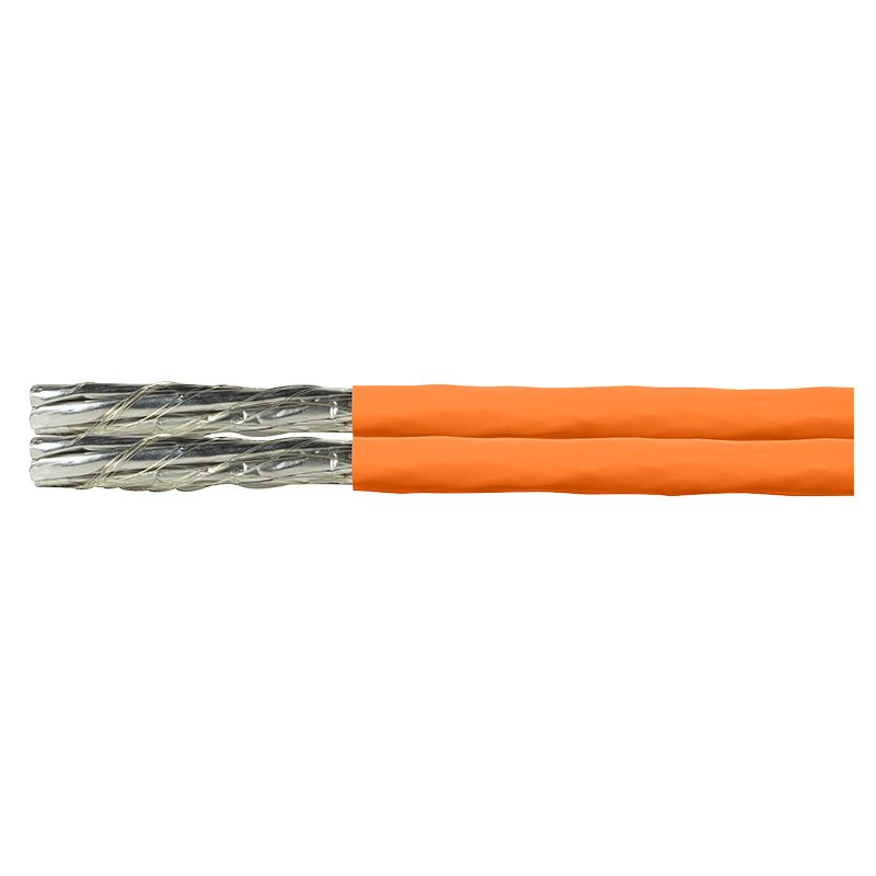 LogiLink Professional installatiekabel categorie 7, dubbel afgeschermd, oranje, 100 meter