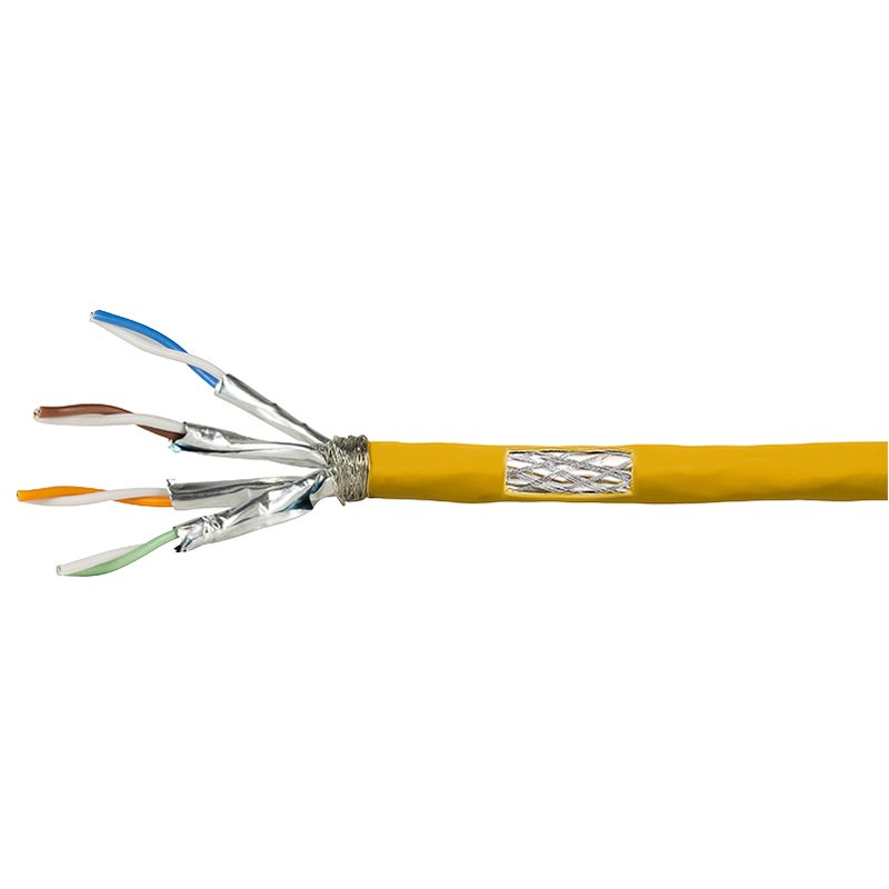 LogiLink Professional installation cable Cat7A S/FTP500, yellow, 500 m, 1200 MHz
