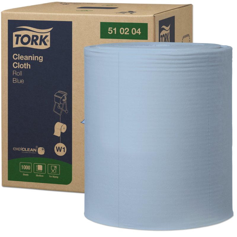Tork reinigingsrol meerdere doeleinden, 1-laags, wit, 114 m
