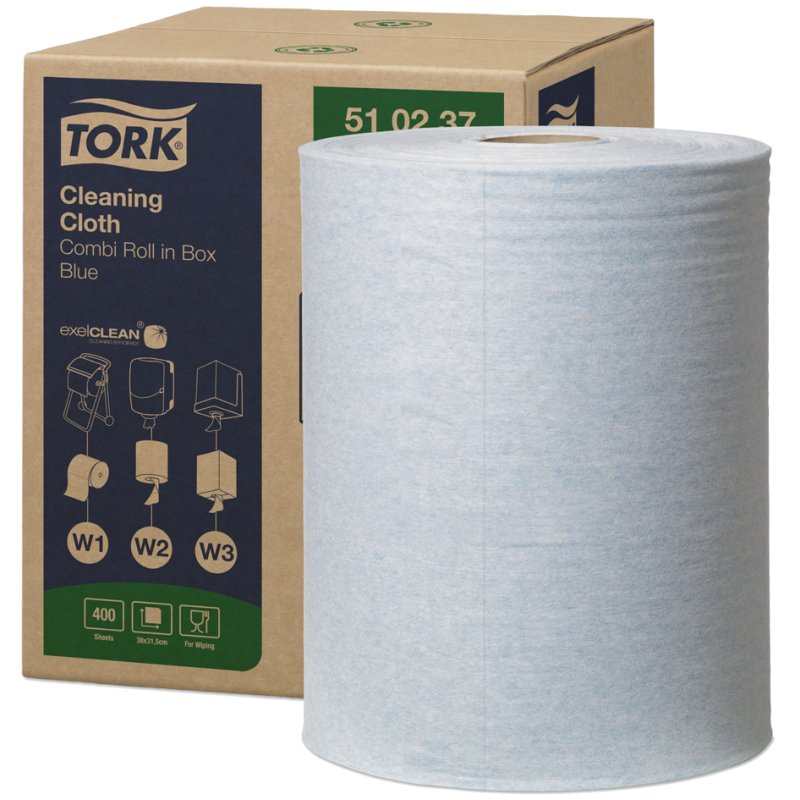 Tork reinigingsrol meerdere doeleinden, 1-laags, wit, 114 m