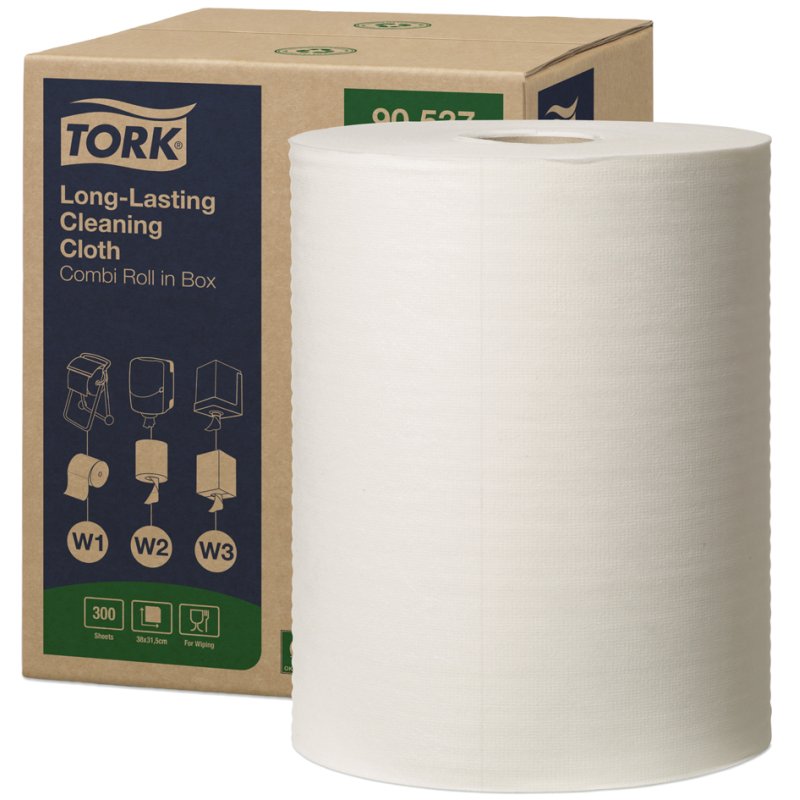 Tork reinigingsrol meerdere doeleinden, 1-laags, wit, 114 m