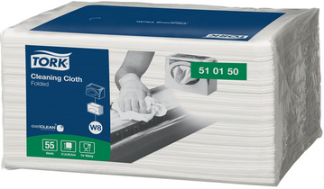 Tork universele reinigingsdoeken, wit, 385×315 mm, 55 stuks
