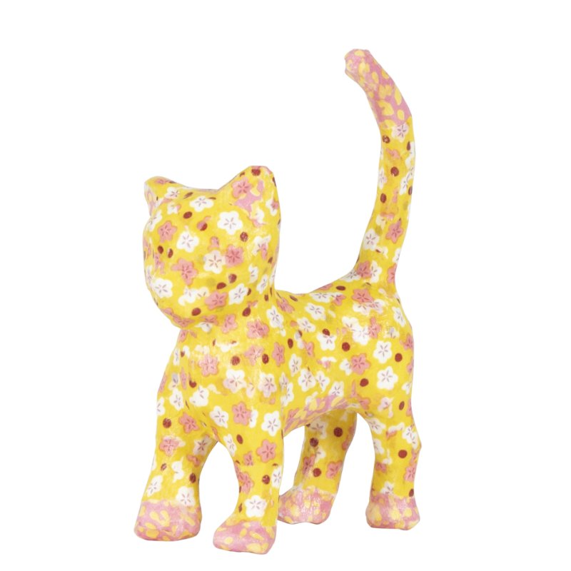 Décopatch Set Papier-mâché Chat, 5 pièces, à partir de 6 ans