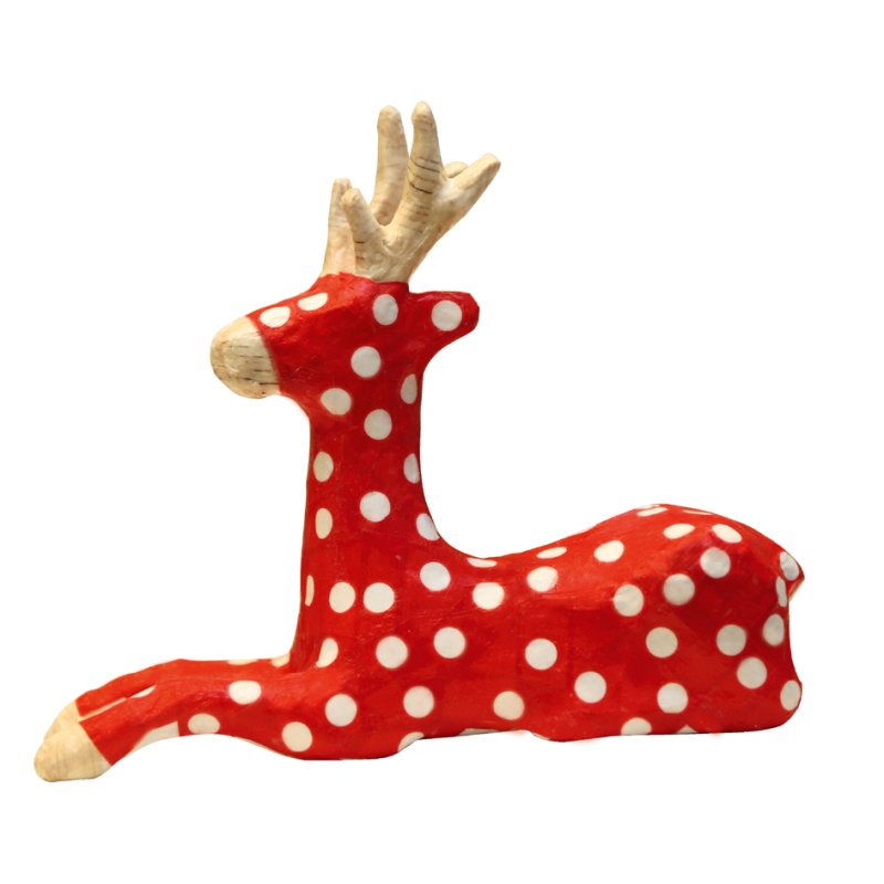 décopatch papier-mâché set renne, 5 pièces, à partir de 6 ans