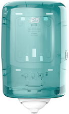 Tork Reflex-dispenser Mini, turkoois/wit, M3 systeem