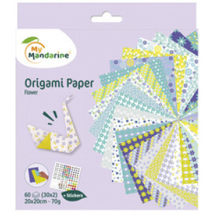 My Mandarine Vouwpapier - Bloemen