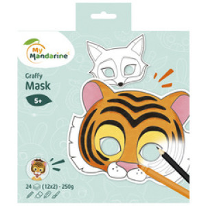 Kleurboek maskers 'Dieren'