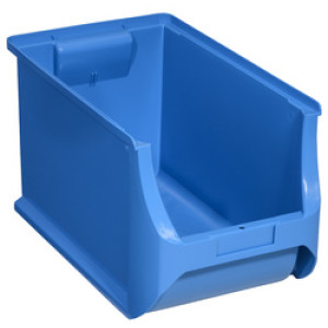 allit ProfiPlus Box 4H opslagbak, transparant, stapelbaar, 30 kg draagkracht