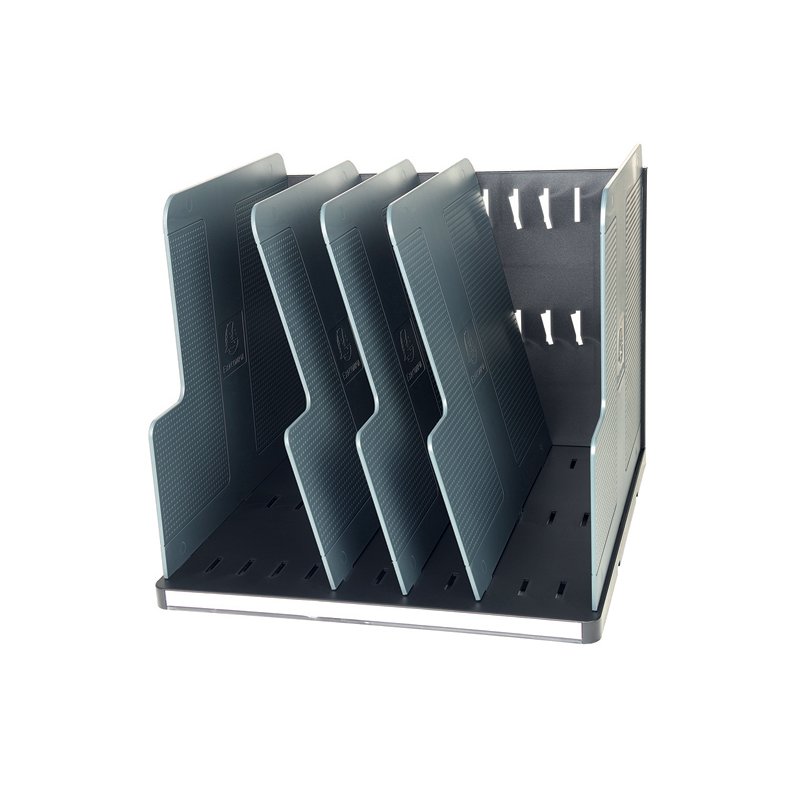 EXACOMPTA scheidingsplaten voor sorteerstation MODULOTOP, muisgrijs, 280×240 mm, 2 stuks