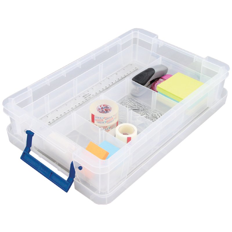 Fellowes ProStore boîte de rangement, 5,5 litres, transparent, empilable