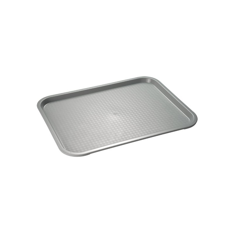 APS Plateau Fast Food, 350 × 270 mm, gris, polypropylène