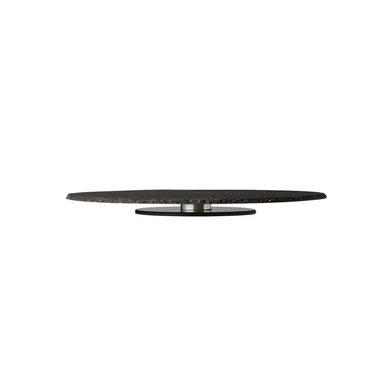 APS ardoise naturelle plateau à tarte, rond, anthracite, 320 mm