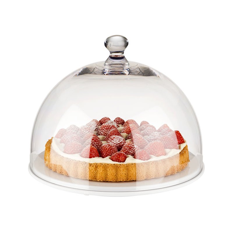 APS boîte de conservation DOME, diamètre 300 mm, transparent, hauteur 220 mm