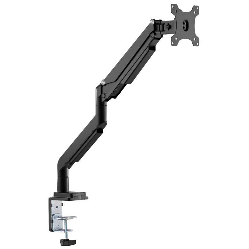 DIGITUS bras universel pour moniteur, 15-32 pouces, fixation par pince, système ressort pneumatique